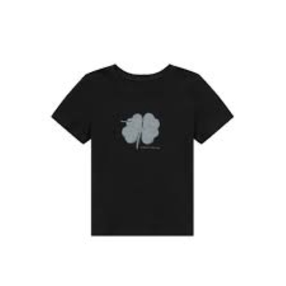 LAST CHANCE! Women's Miseki Seoul Black Graphic Tee Crop Top